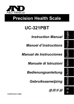 Precision Health Scale UC-321PBT