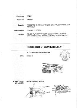 dei lavori - Rete Civica Casentino