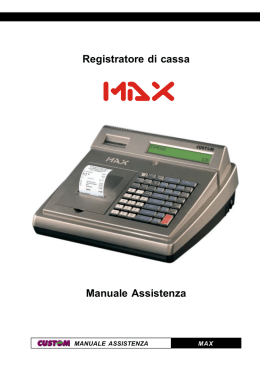 Manuale Assistenza MAX
