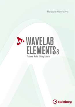 WaveLab Elements - Manuale Operativo