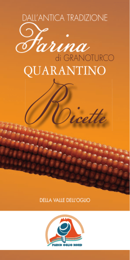 libretto RICETTE QUARANTINO.indd