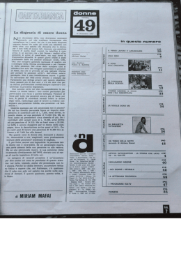 Le disgrazia di essere donna