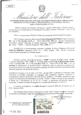 DIPARTIMENTO DEI VIGILE DEL FUOCO,DEL SOCCORSO