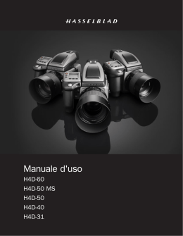 Manuale Hasselblad H4D