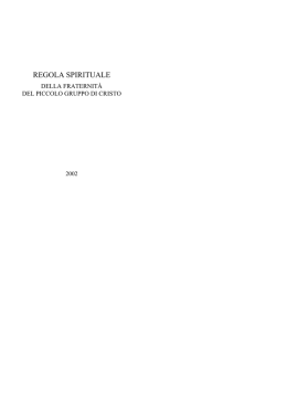 Libretto della Fraternità