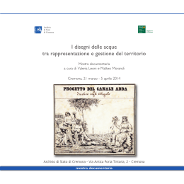 libretto mostra - Consorzio di Bonifica Dugali