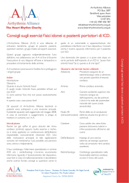 Exercise Advice Italian Info Sheet - April 2010.indd