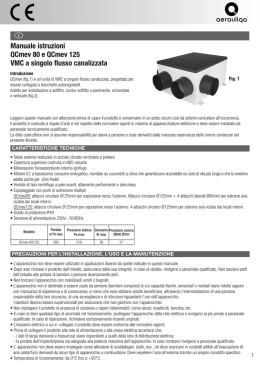 Manuale istruzioni QCmev 80 e QCmev 125 VMC a