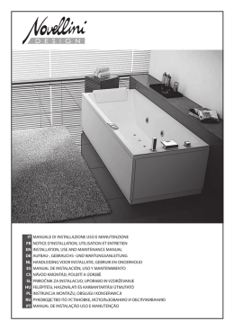 manuale di installazione uso e manutenzione