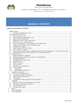 Manuale del docente