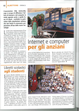 Internet e computer per gli anziani