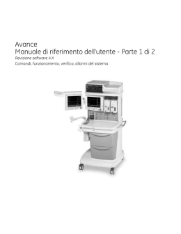 Manuale apparecchio xanestesia Avance 1 of 2