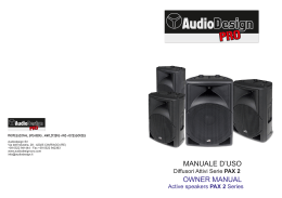 PAX 2 Owner Manual-Manuale d`uso-2012