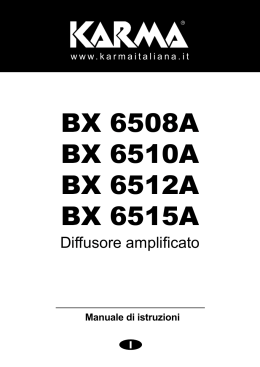 BX 6508A BX 6510A BX 6512A BX 6515A