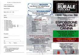 scheda di preiscrizione piu programma