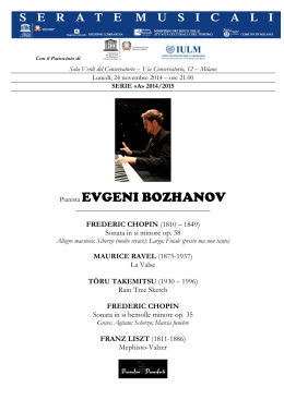 Pianista EVGENI BOZHANOV