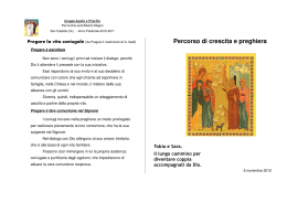 libretto SECONDO INCONTRO AQUILA E PRISCILLA 2010-2011