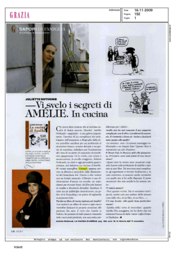 grazia - Amélie Nothomb