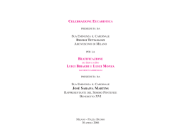 Libretto della celebrazione