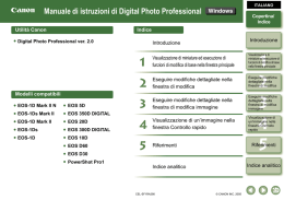 Manuale di istruzioni di Digital Photo Professional