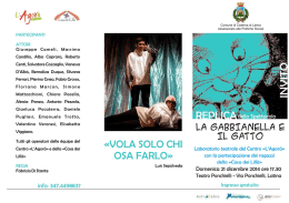 Invito - libretto "La Gabbianella e il Gatto"