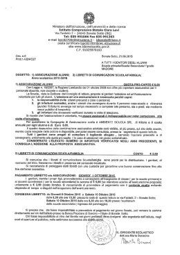 Circ n 6 assicurazione-libretti genitori