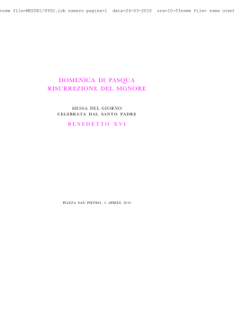 Libretto della Celebrazione