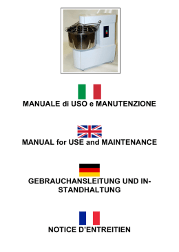 MANUALE IMPASTATRICI corretto