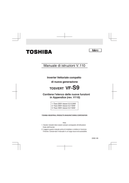 Manuale di istruzioni V.110