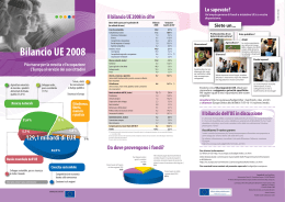 Bilancio UE 2008