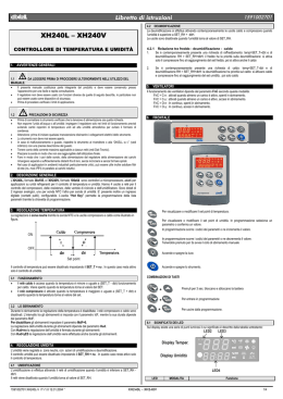 XH240L &ndash; XH240V - Emerson Climate Technologies