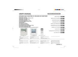 user`s manual - Mitsubishi Heavy Industries