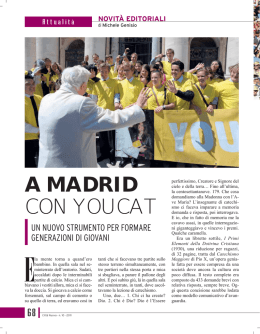 a madrid con youcat - Città Nuova Editrice