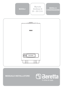 manuale di installazione mynute sinthesi