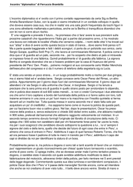 Incontro "diplomatico" di Ferruccio Brambilla
