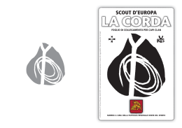 La corda.indd - Gruppo scout Roma 65 FSE