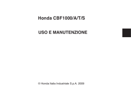 Honda CBF1000/A/T/S