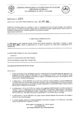 Deliberazione n. 754 del 25.09.2013