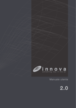 Manuale utente - Innova Energie