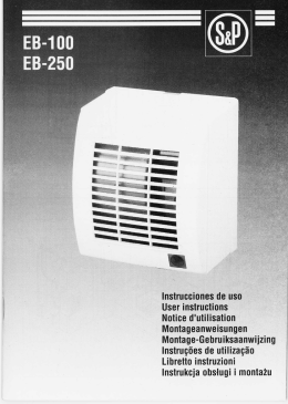 Istruzioni EB 100 / EB 250