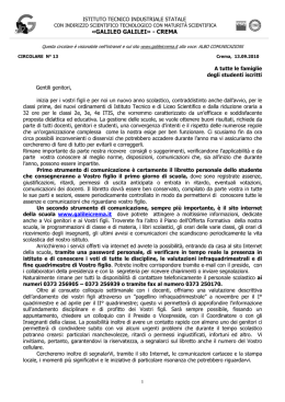 norme generali di comportamento per gli studenti