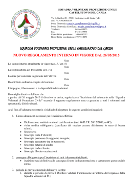 Regolamento Interno - Comune di Castelnuovo del Garda