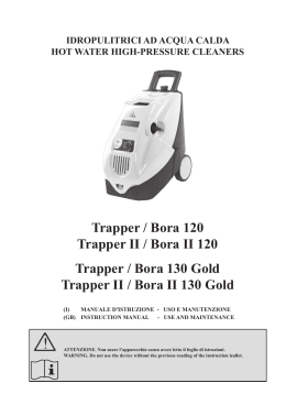 Trapper / Bora 120 Trapper II / Bora II 120 Trapper