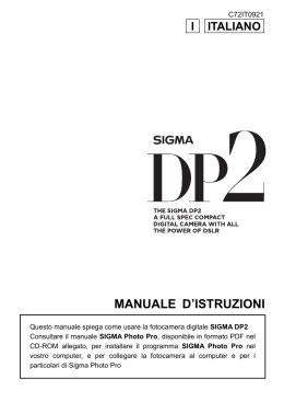 MANUALE D`ISTRUZIONI