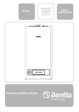 manuale installatore mynute green csi s