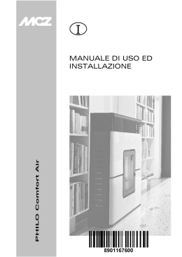 MANUALE DI USO ED INSTALLAZIONE