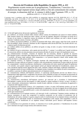 Decreto del Presidente della Repubblica 26 agosto 1993, n. 412