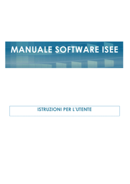 manuale software isee