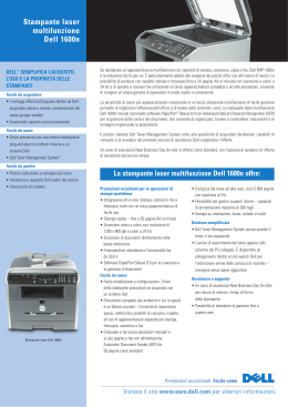 La stampante laser multifunzione Dell 1600n offre
