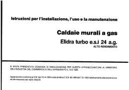 BERETTA manuale utente elidra turbo